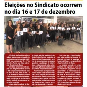 Leia mais sobre o artigo Folha Sindical 397: Eleições no Sindicato ocorrem no dia 16 e 17 de dezembro