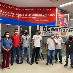Leia mais sobre o artigo Ilhéus: Sindicato paralisa agência do Bradesco para protestar demissão arbitrária