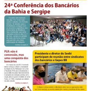 Leia mais sobre o artigo Folha Sindical 399: 24ª Conferência dos Bancários da Bahia e Sergipe